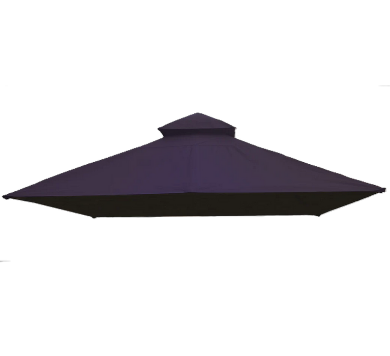 Black colored canopy replacement for Riverstone ACACIA Gazebo Outdura