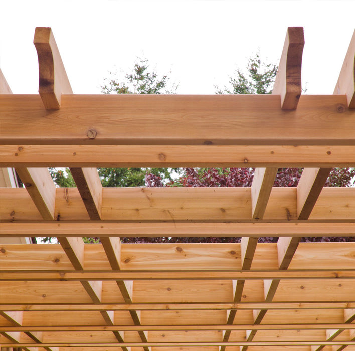 Cedar Pergolas 12×12 roof