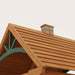 Roof details of the wooden playset
