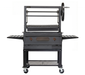 Sunterra Pro Series 36-inch Santa Maria grill cart detail showing the single cooking grate and sturdy base construction.