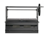 Sunterra Pro Series 60-inch built-in Santa Maria grill with single grate, shown in outdoor kitchen setting.