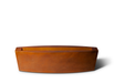 Slick Rock Square Linear 72 in. long concrete trough planter in copper orange