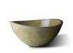 Slick Rock Wave Small 32 in. concrete planter with curved wave rim in sage green