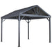 Sojag Sanibel I Gazebo 10 x 10 ft with Metal Roof on a white background