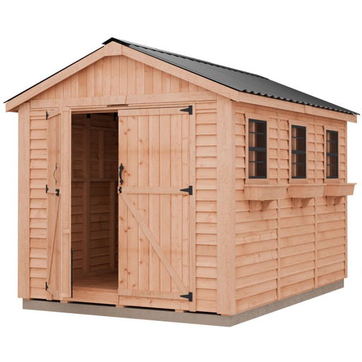 Space Master 8x12 storage shed with metal roof by Outdoor Living Today
