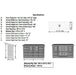 Specifications of the Outdoor Living Today Spacesaver 12x4 Storage Shed