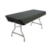Stacked profile of Lifetime 4 Pack 6-Foot Rectangle Nesting Table 480350 showing compact nesting design