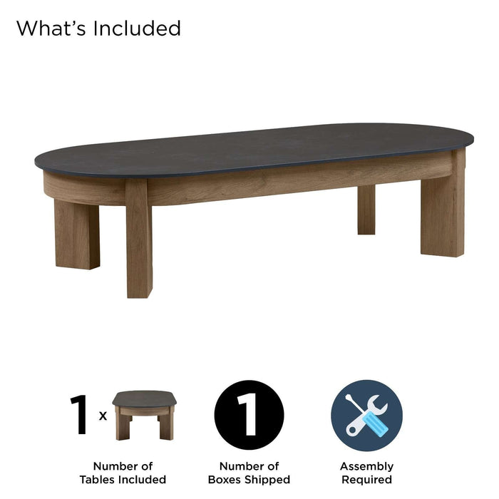 Stratton outdoor coffee table included items leveling feet hardware kit