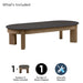 Stratton outdoor coffee table included items leveling feet hardware kit