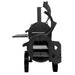 Sunterra Outdoor BBQ Smoker 18" Denali Grills - Side view showing the main body and attached firebox with a chimney on top