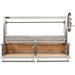 Sunterra Santa Maria 60 inch single stainless built-in grill, Outdoor Santa Maria Series unit shown from a front angle.