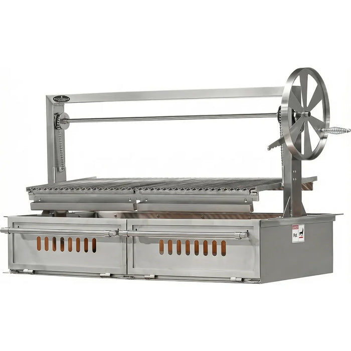 Sunterra Santa Maria 60 inch single stainless steel built-in grill, shown from a front-facing product angle.