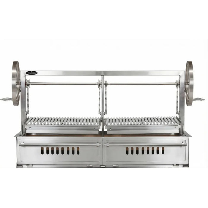 Sunterra Santa Maria 72-inch split stainless built-in grill from the Outdoor Santa Maria Stainless Steel Series.