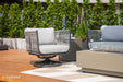 Swivel chair from the Elementi Milano Collection.