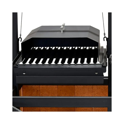 Sunterra Versa Lid steel cooking lid for outdoor smoking, baking, and grilling on your favorite grill or smoker.