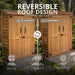 Close-up detail of the western red cedar wood grain and joinery on the Garden Chalet 4x2 outdoor shed.