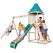 Kids playing around the challenge playset