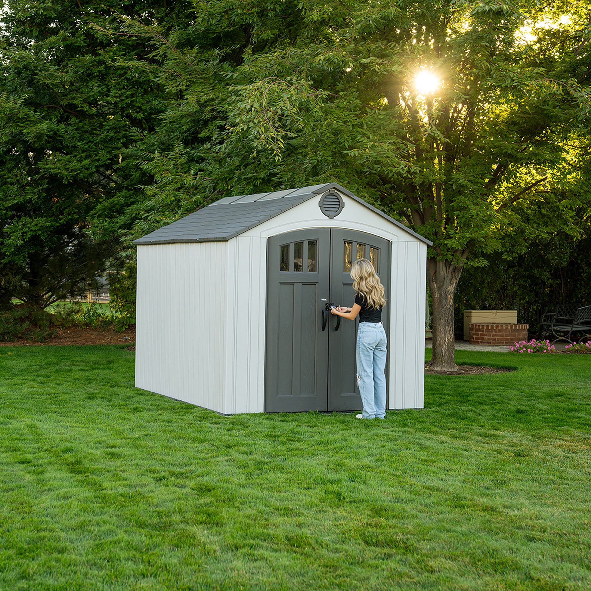 Lifetime 8x10 Shed 60469 - Easy Assembly, Durable, Attractive ...