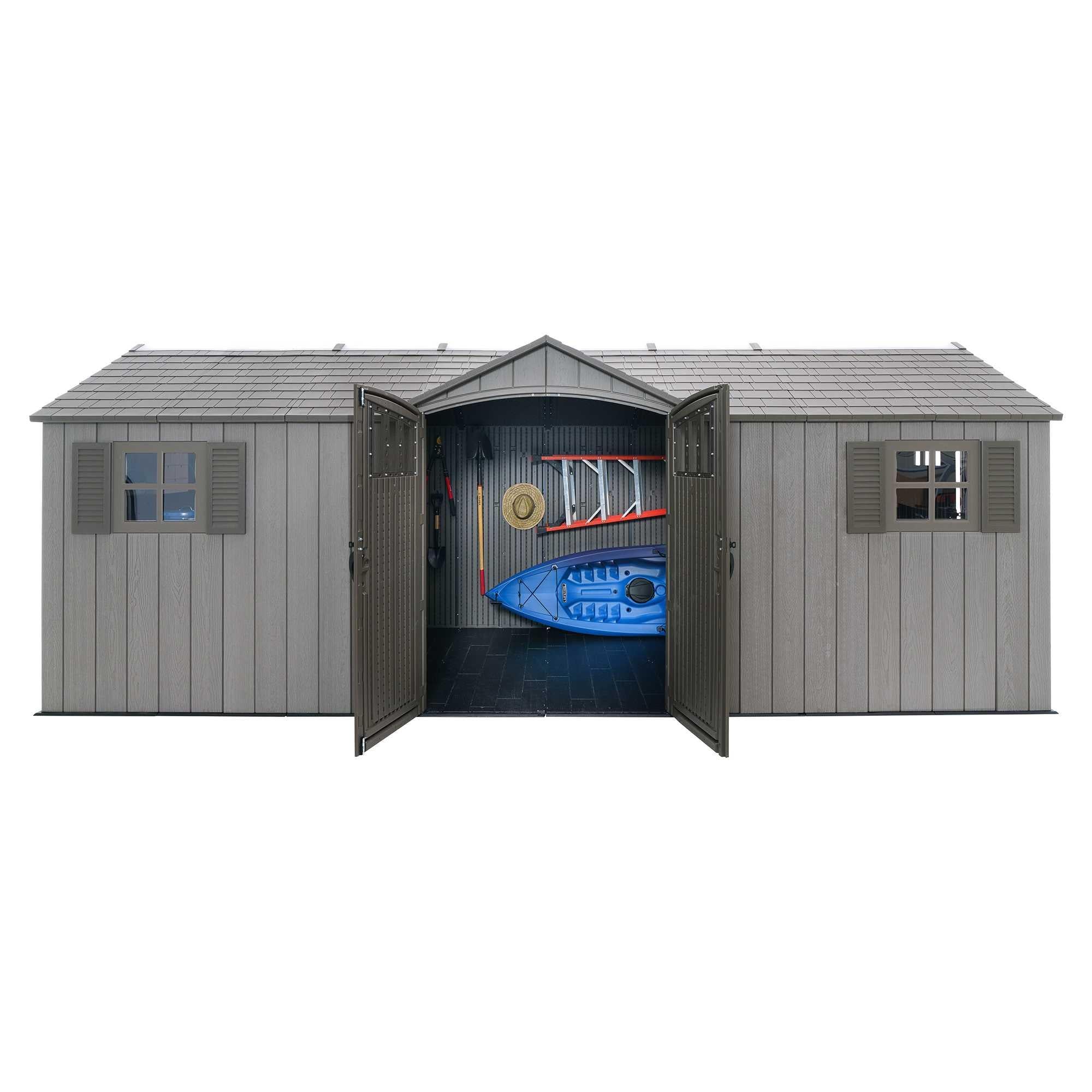 Lifetime 20 Ft. X 8 Ft. Outdoor Storage Shed - Shop Now — Backyard 