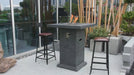 video of Elementi Montreal Bar Table - OFG221 on outdoor space view