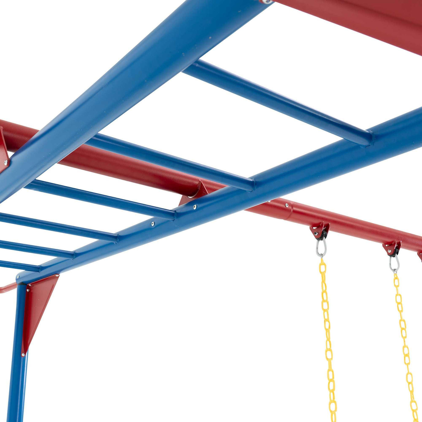Lifetime Monkey Bar Swing Set in Primary Colors Backyard Playground
