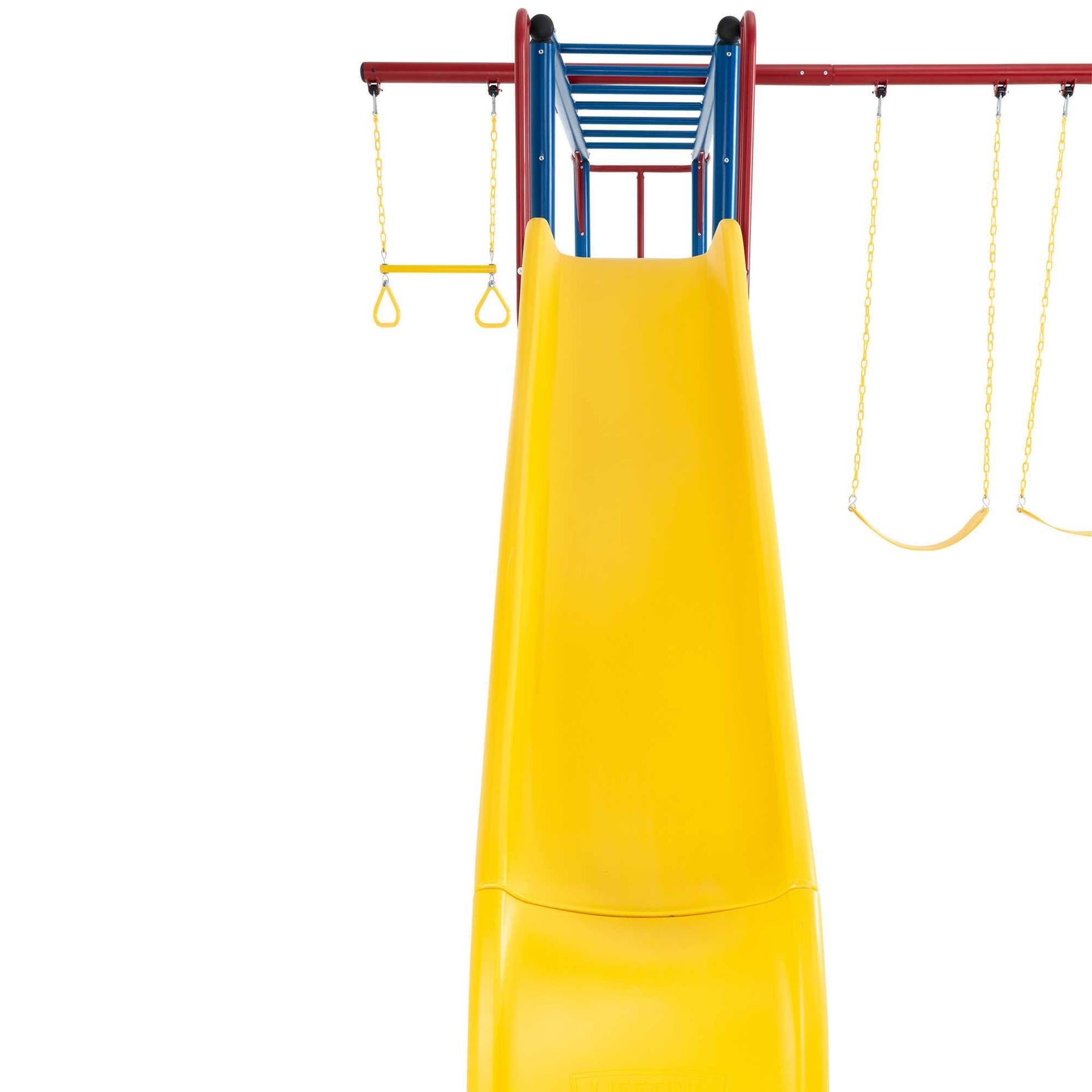 Lifetime Monkey Bar Swing Set in Primary Colors Backyard Playground