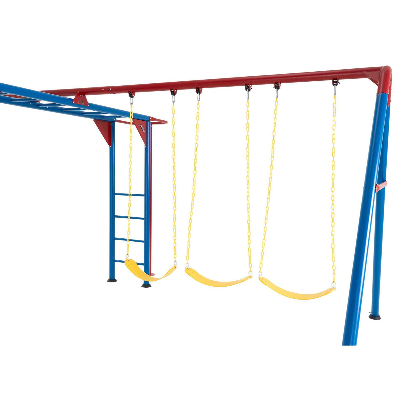 Lifetime Monkey Bar Swing Set in Primary Colors Backyard Playground