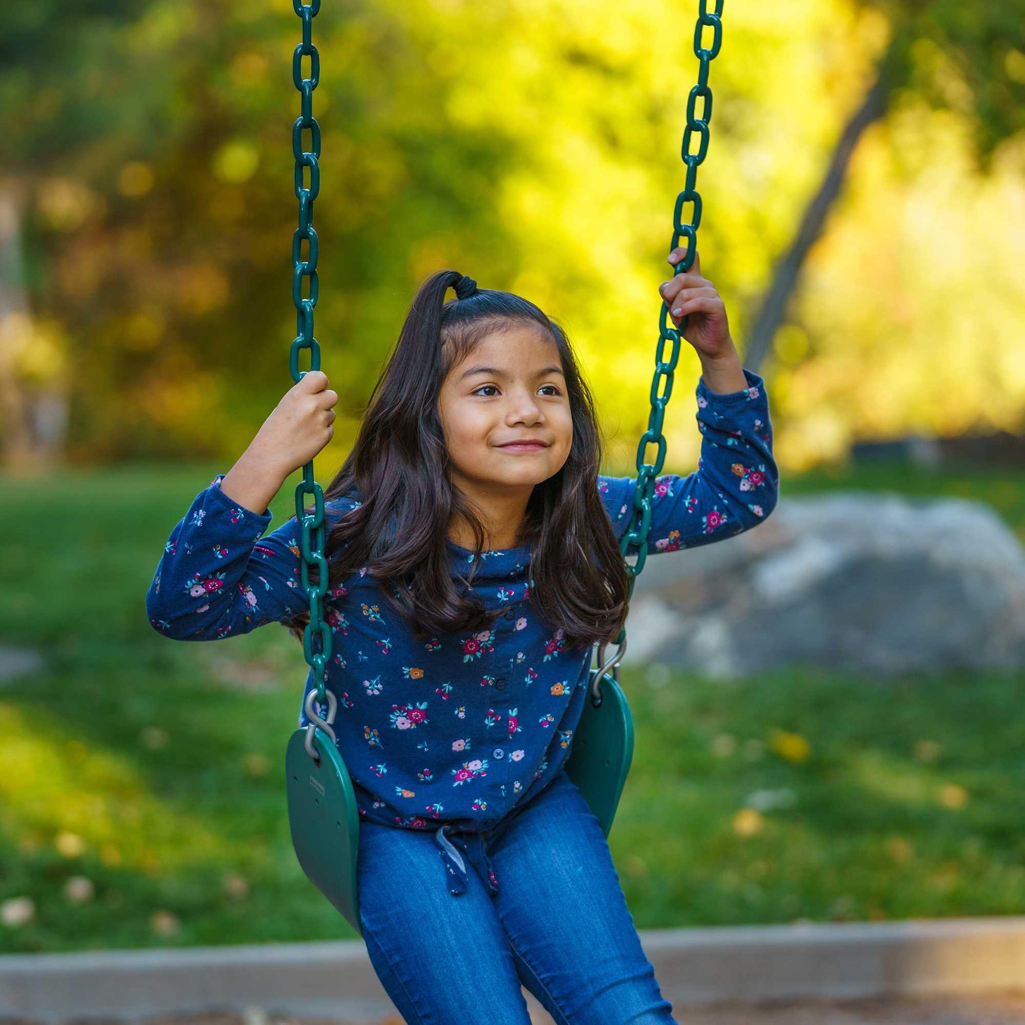 Lifetime Metal Swing Set (Earthtone) Shop Now — Backyard Oasis