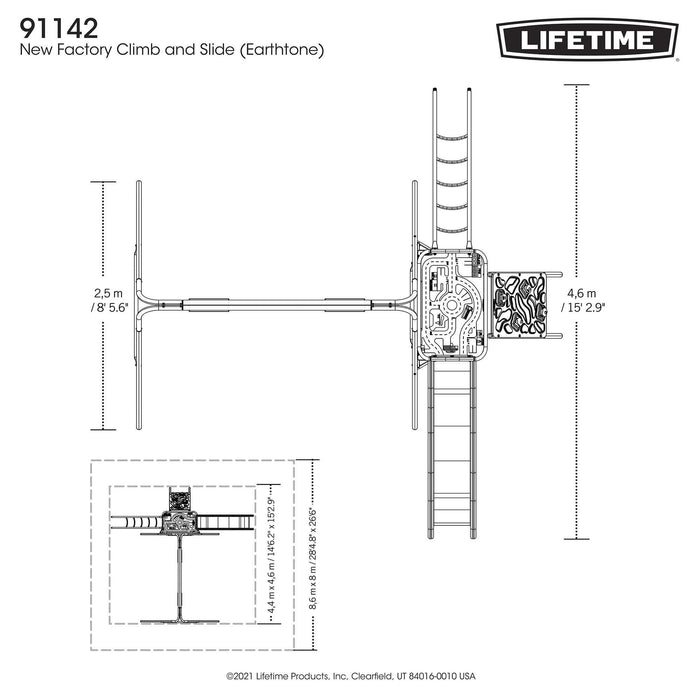 Lifetime Climb & Slide Playset - 91142
