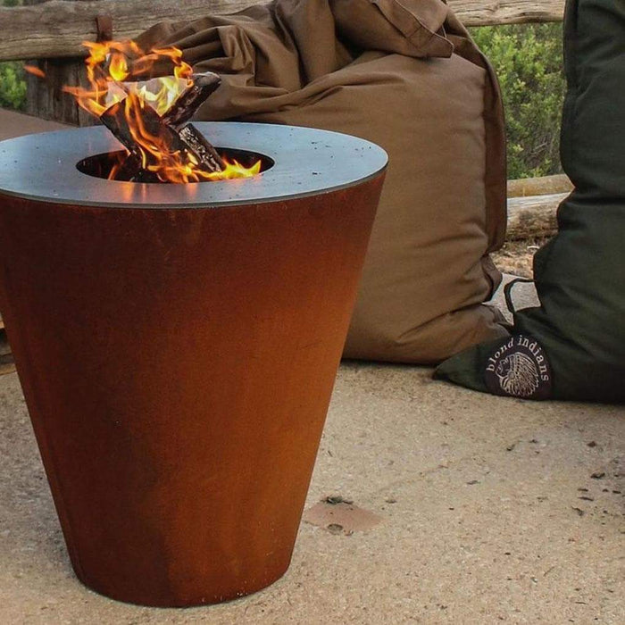 The Arteflame One Series 20 Grill being used as a fire bowl, providing warmth and a cozy ambiance.