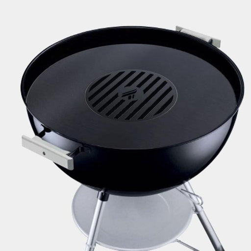 A circular Arteflame replacement grate insert designed for Weber grills, featuring a unique design for versatile grilling styles.