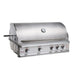 A Blaze Grills Professional LUX stainless steel grill on a white background.