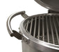 An image of a Blaze Grills Kamado with stainless steel handles, perfect for outdoor cooking enthusiasts.
