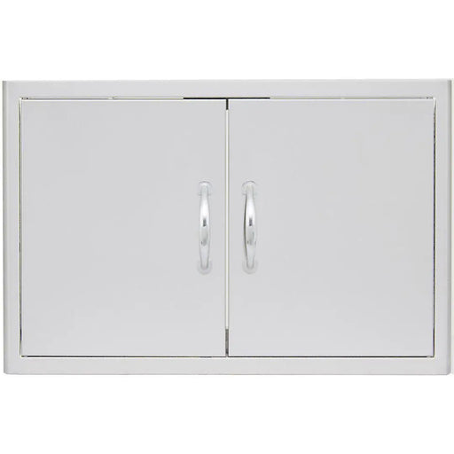 A Blaze Grills 32-Inch Double Access Door with Paper Towel Holder, showcased on a white background.