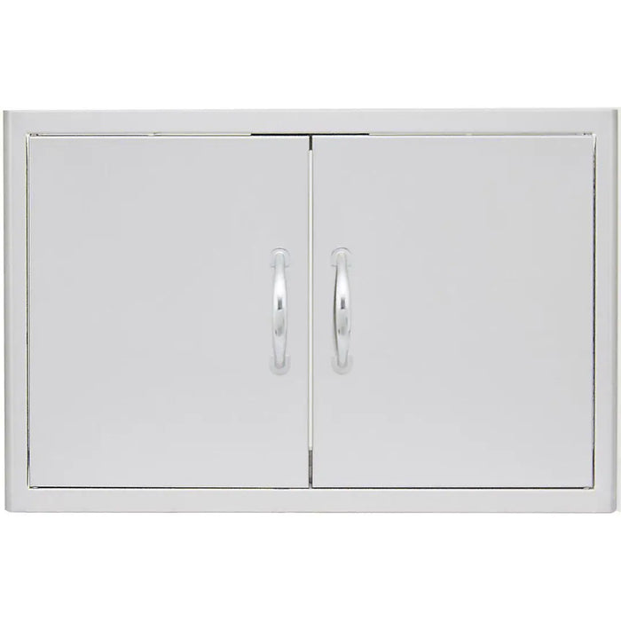 A Blaze Grills 40-Inch Double Access Door with Paper Towel Holder on a white background that serves as a 40-Inch Double Access Door.