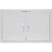 A Blaze Grills 40-Inch Double Access Door with Paper Towel Holder on a white background that serves as a 40-Inch Double Access Door.