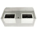 Top-down view of the Blaze Grills 42-Inch Vent Hood showing the dual ventilation chambers and the sturdy build quality.