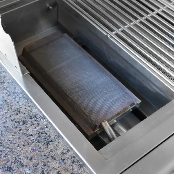 A Blaze Grills Infrared Burner Upgrade with a grill grate.