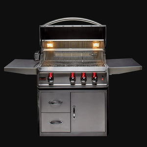 Blaze Grills Professional LUX 3-4 Burner Built-In Gas Grill With Rear Infrared Burner