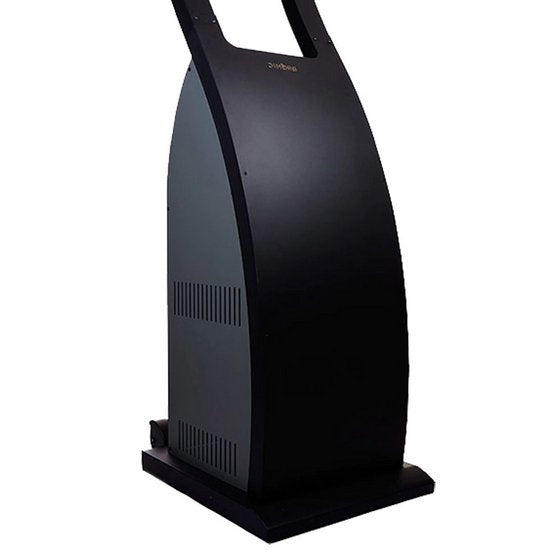 The sturdy base of the Bromic Tungsten 500 Series portable gas heater.