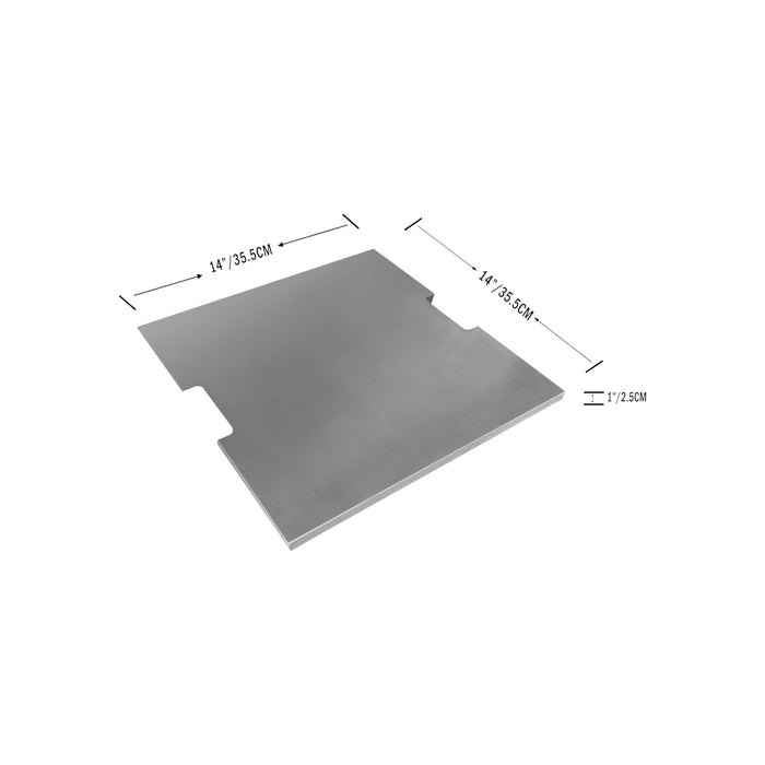 stainless steel lid Dimensions 