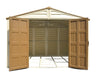 Duramax 10.5x10 Woodbridge Plus w/foundation - Backyard Oasis empty inside view