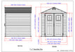 Duramax 7x7 StoreMax Plus w/molded floor - Backyard Oasis dimensions