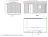 Duramax Gable Roof Building 16x10 - Backyard Oasis dimensions