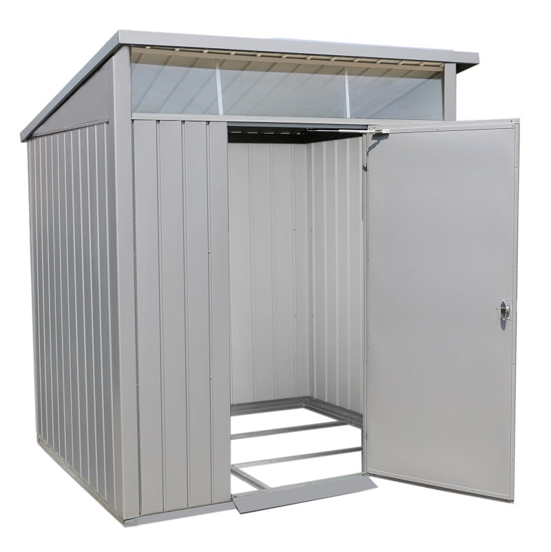 a product image of the Duramax Palladium Metal Shed 6' x 5' - Backyard Oasis