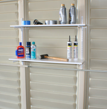 Duramax Shelf Kit 12" x 36" single shelf - ADD ON ONLY shelf with things