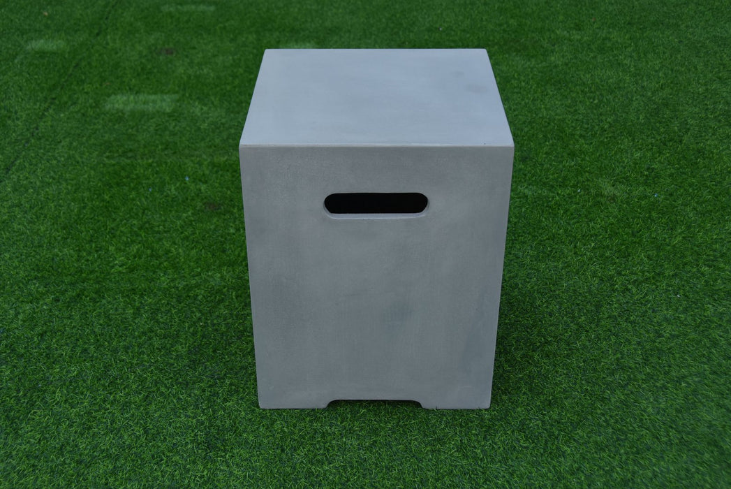 Elementi Smooth Texture Square tank cover