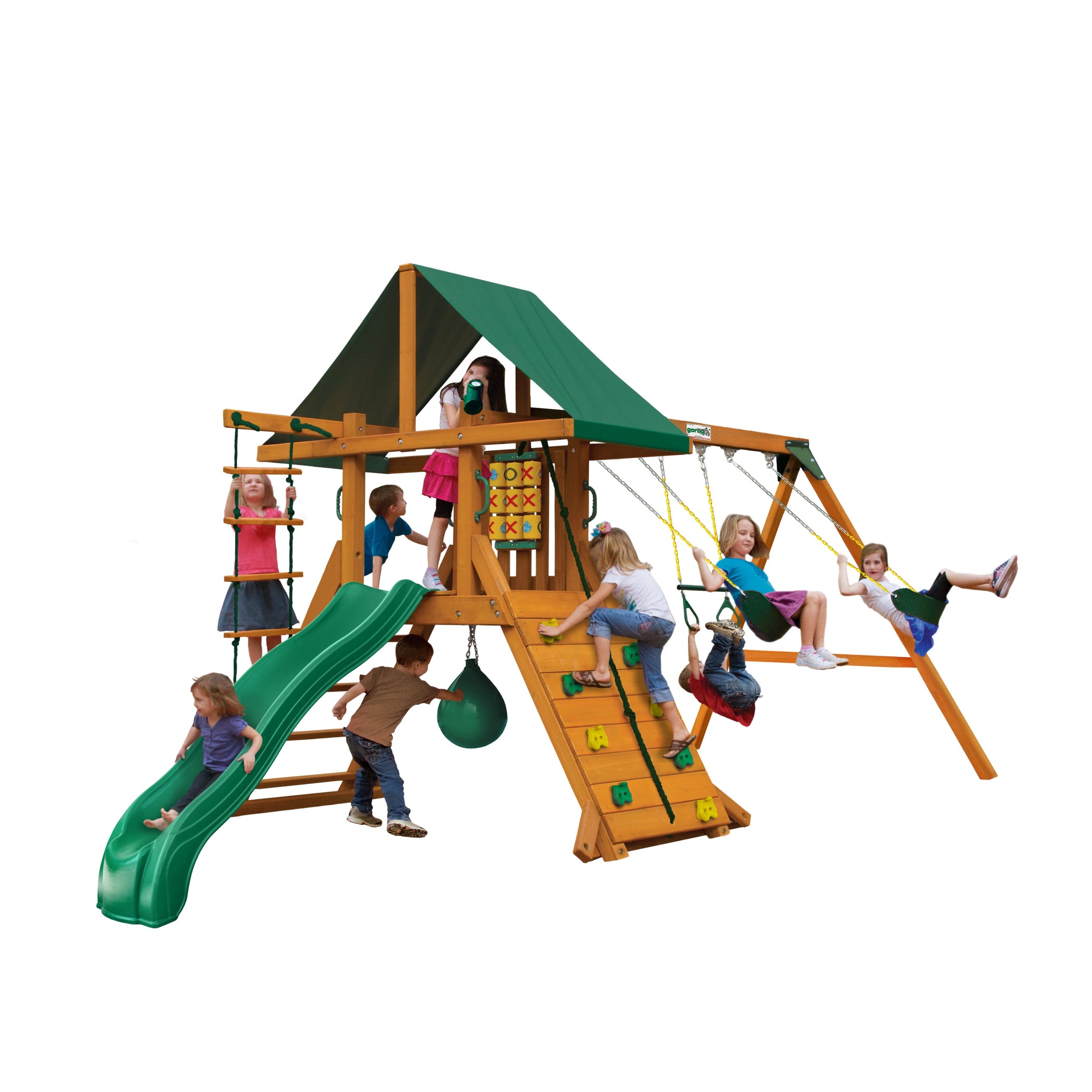 Gorilla Playsets High Point II Swing Set | Backyard Adventure Awaits ...