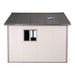 A Lifetime 11 Ft. X 11 Ft. Outdoor Storage Shed - 6433 with a side window