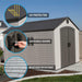 Features of a Lifetime 8 Ft. X 12.5 Ft. Outdoor Storage Shed - 6402.